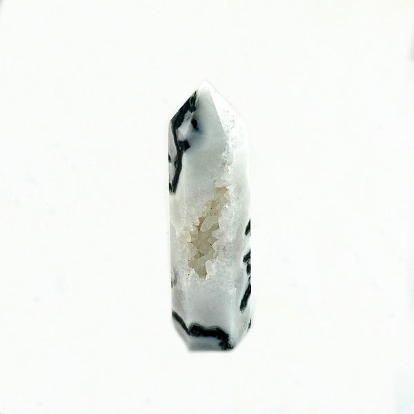 Natural Moss Agate Crystal Tower Obelisks, Healing Crystals, miss Agate for Décor - Keja Designs Jewelry