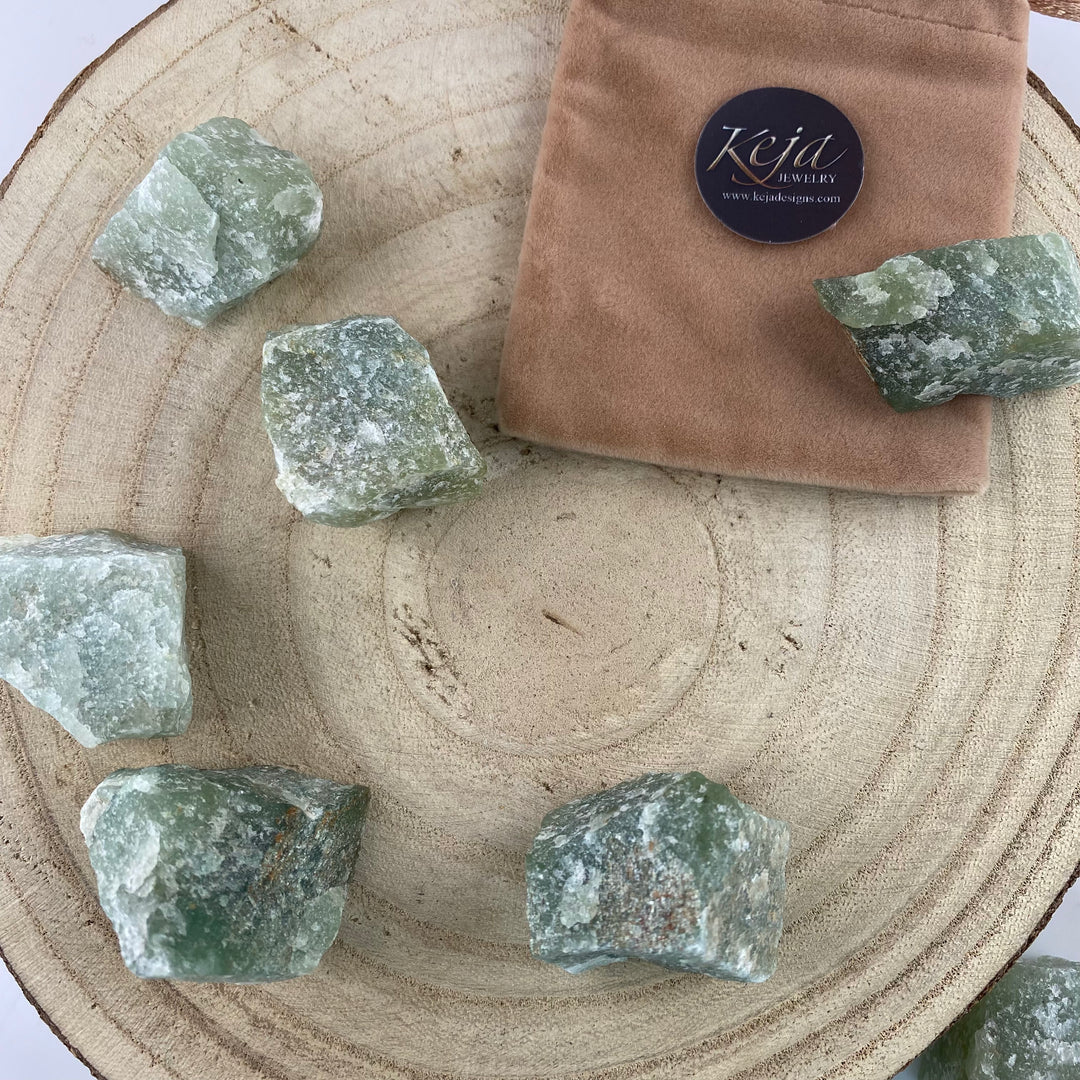 Aventurine Rough Chunk Stones, Aventurine for Meditation or Crystal Grids - Keja Designs Jewelry