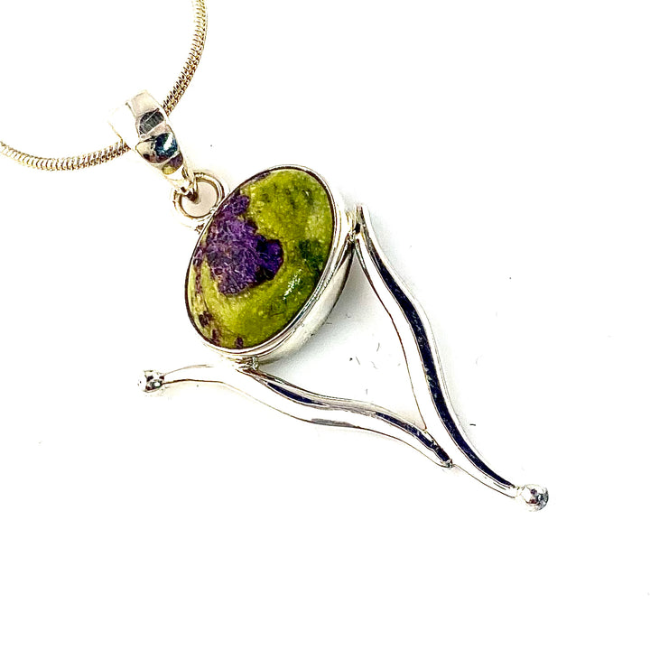 Atlantisite Sterling Silver Vortex Pendant - Keja Designs Jewelry