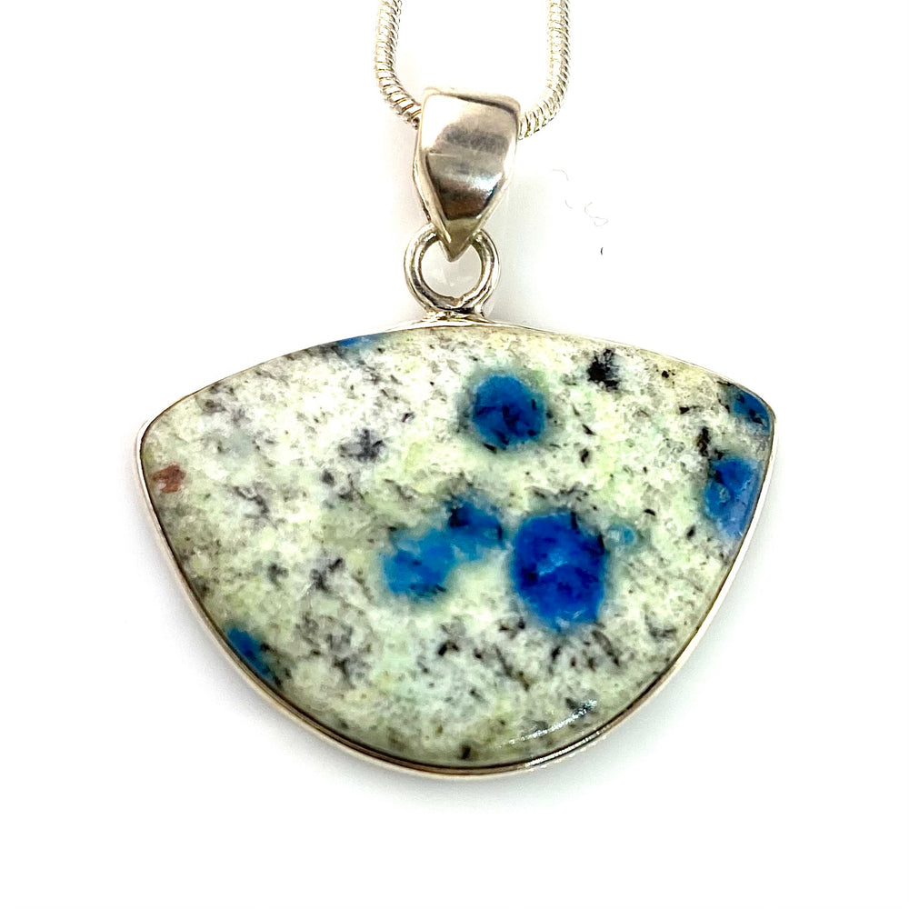 K2 Azurite Sterling Silver Pendant - Keja Designs Jewelry