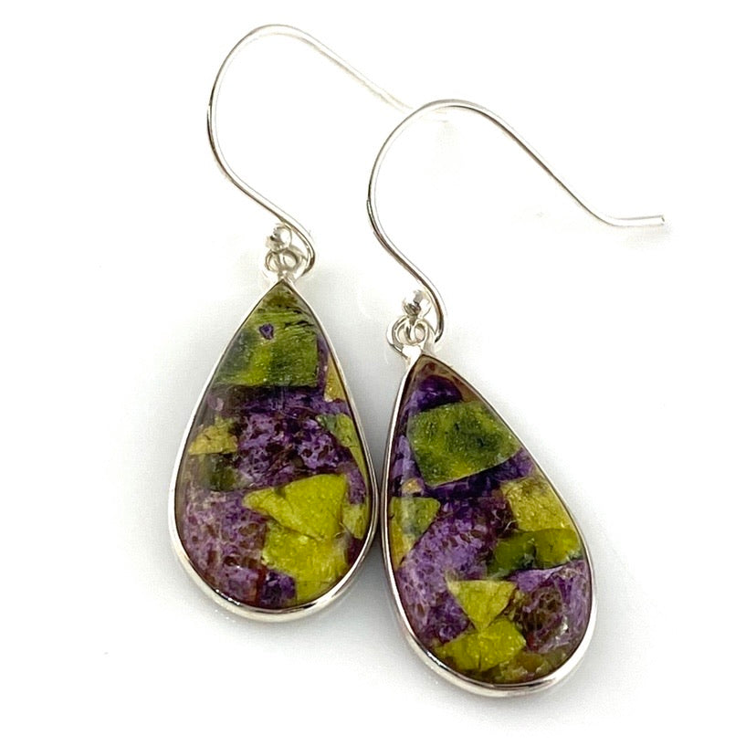 Atlantisite Sterling Silver Earrings - Keja Designs Jewelry