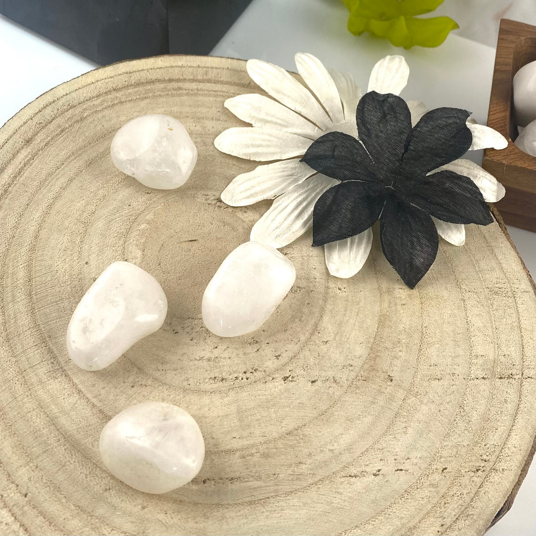 Milky Quartz Polished Chunk Stones, Choose Quantity, Polished Milky Quartz for Décor or Crystal Grids - Keja Designs Jewelry