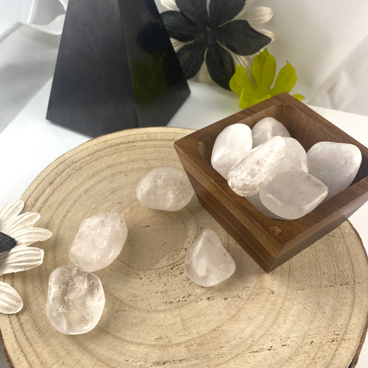Clear Quartz Polished Chunk Stones, Choose Quantity, Polished Clear Quartz for Décor or Crystal Grids - Keja Designs Jewelry