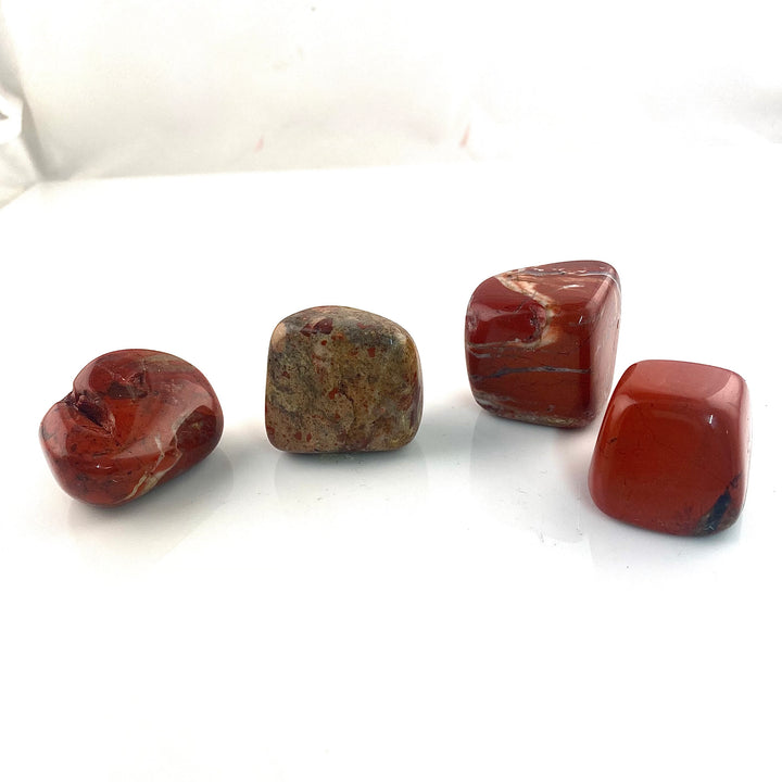 Red Jasper Polished Chunk Stones, Choose Quantity, Polished Red Jasper for Décor or Crystal Grids - Keja Designs Jewelry