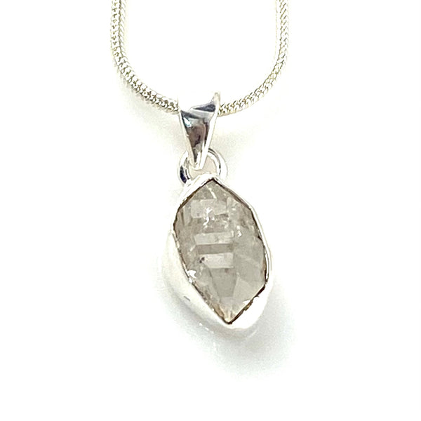Herkimer Diamond Sterling Silver Pendant - Keja Designs Jewelry